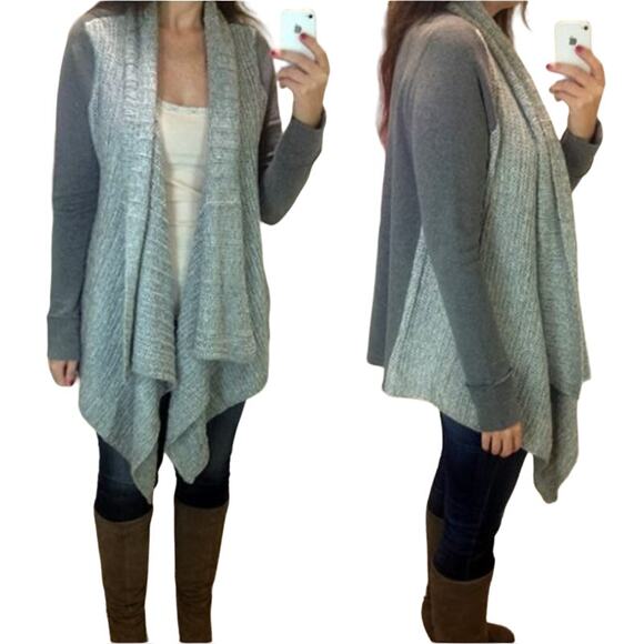 Anthropologie Saturday Sunday‎ Womens Lagenlook Casado Waterfall Cardigan Size M - Picture 1 of 10